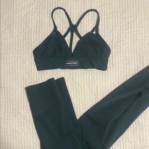 Savage X Fenty Women's Dark Green Set